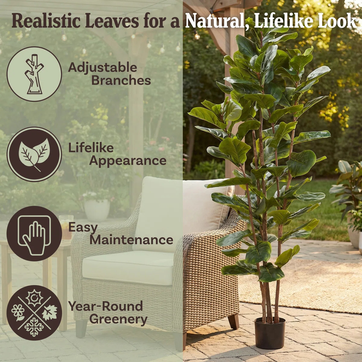Faux Fiddle Leaf Fig