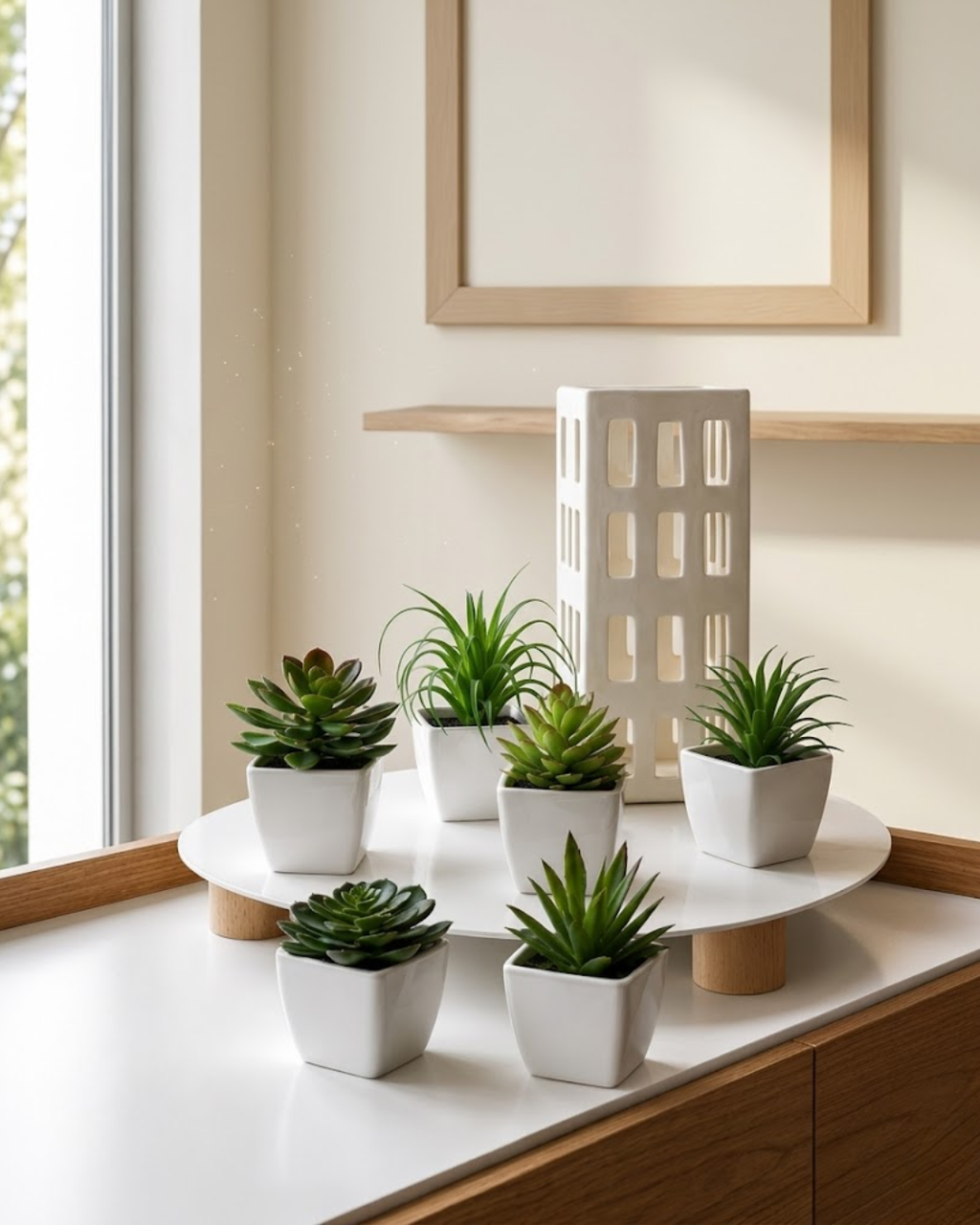 Faux Mini Succulents (Set of 6)