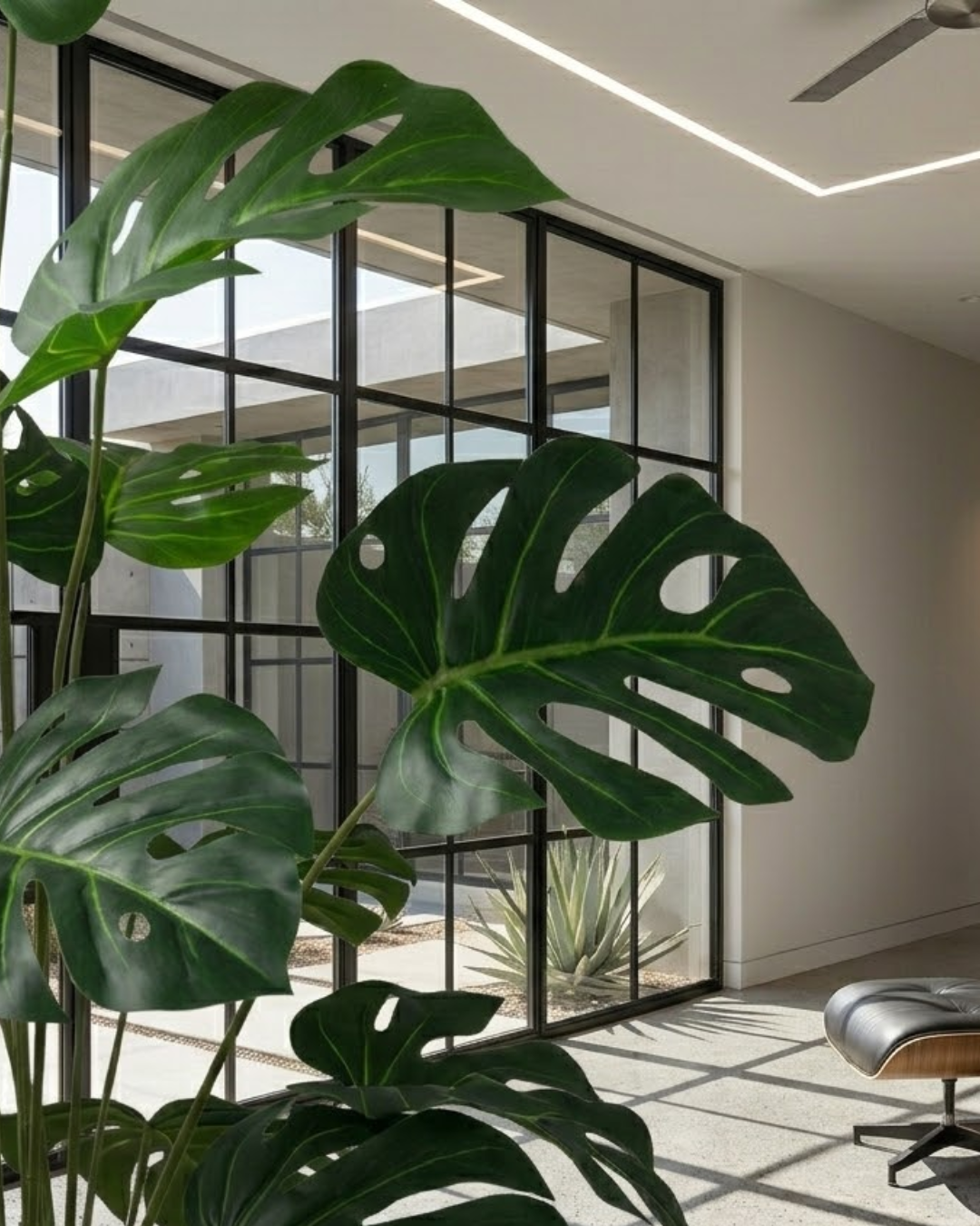 Faux Monstera