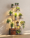 Tiered Plant Stand with Integrated Lights